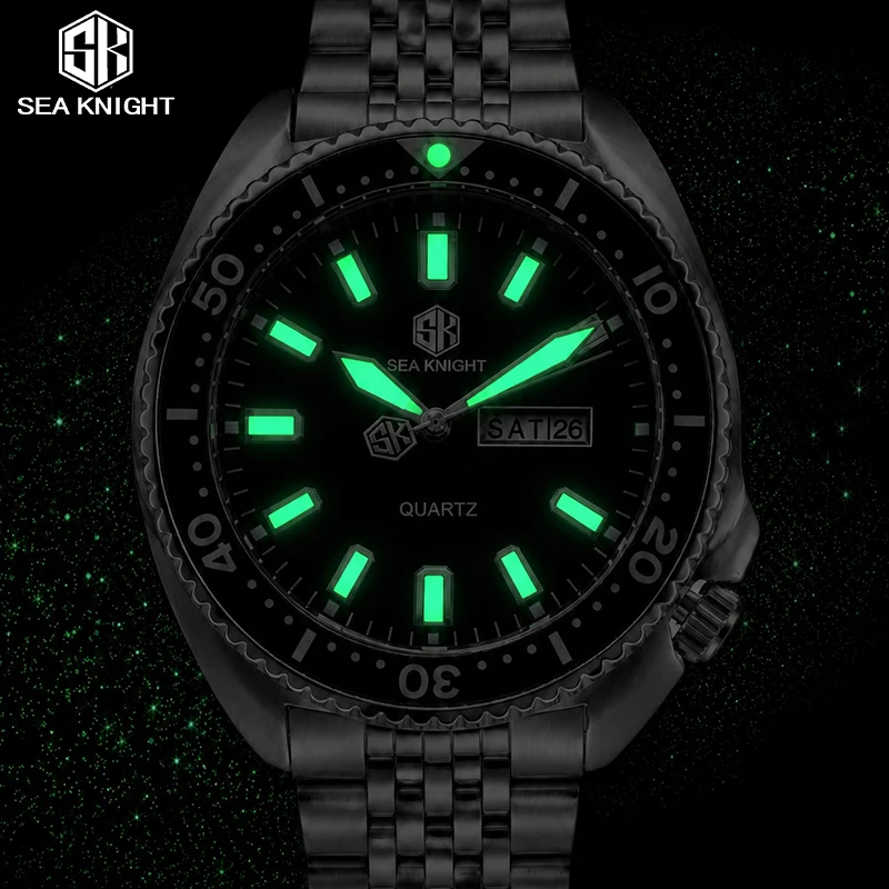 SEA KNIGHT 남성용 럭셔리 비즈니스 쿼츠 시계, - Electronics Gadgets For Men 리뷰 및 가격