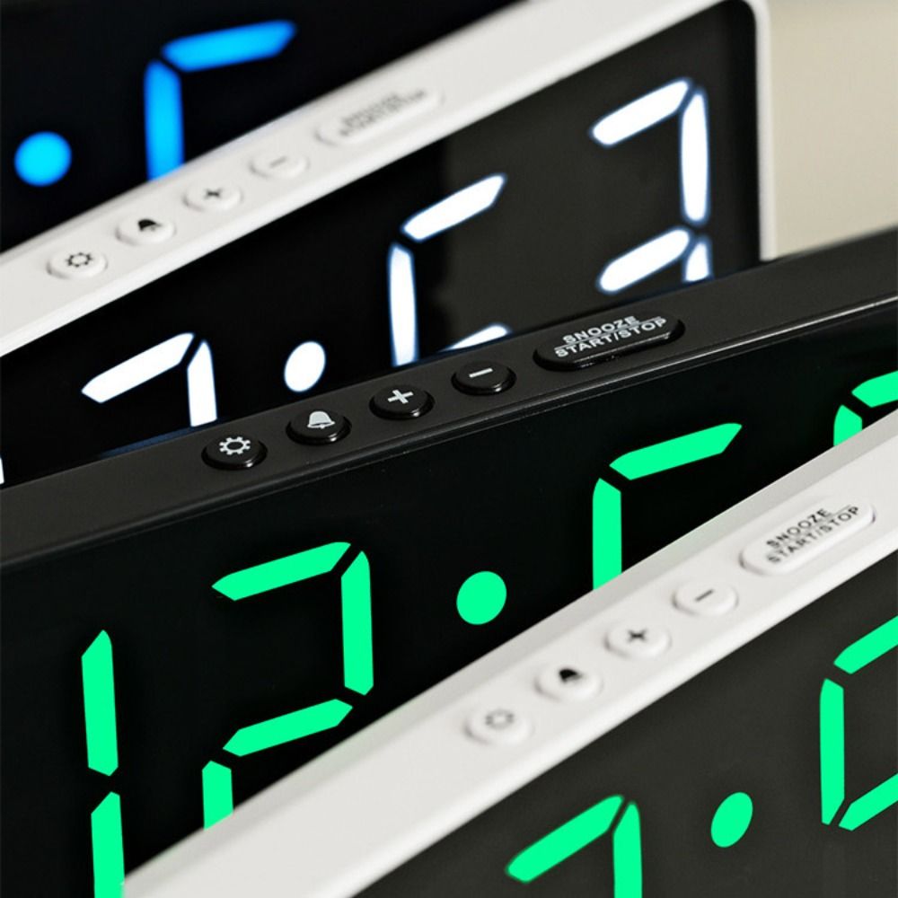 새로운 벽걸이형 전자 시계 온도 날짜 디지털 LED 시 - Electronics Home Gadgets 리뷰 및 가격