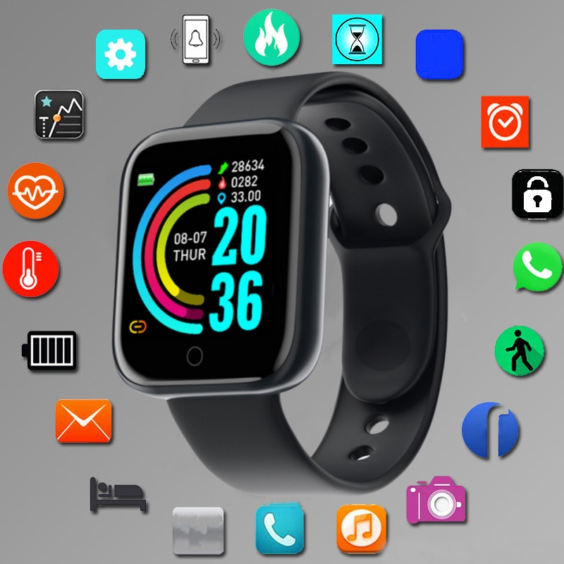 스마트 워치 남녀공용 스포츠 모드 음악 제어 칼로리 거 - Electronics Gadgets For Men 리뷰 및 가격
