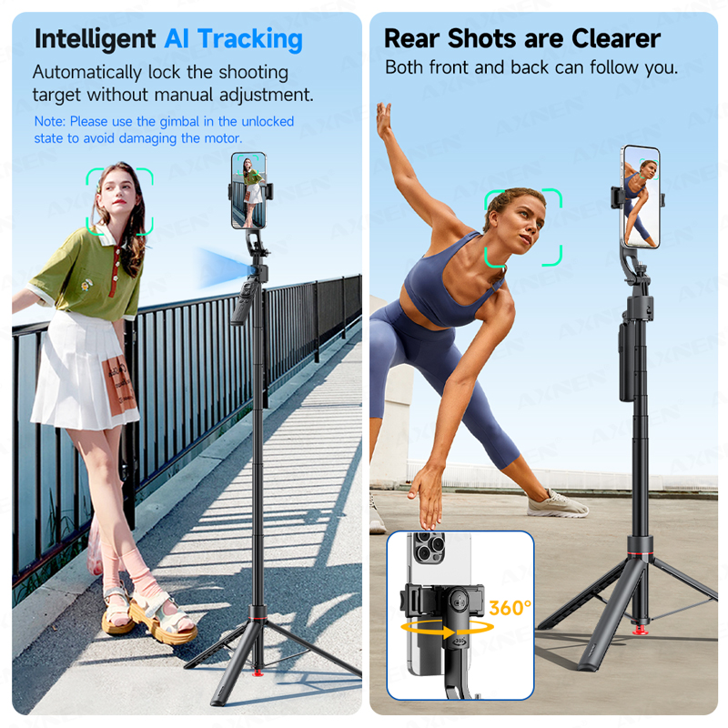 TT07 AI 얼굴 추적 짐벌 69인치 확장형 셀카봉  - Auto Tracking Tripod 리뷰 및 가격