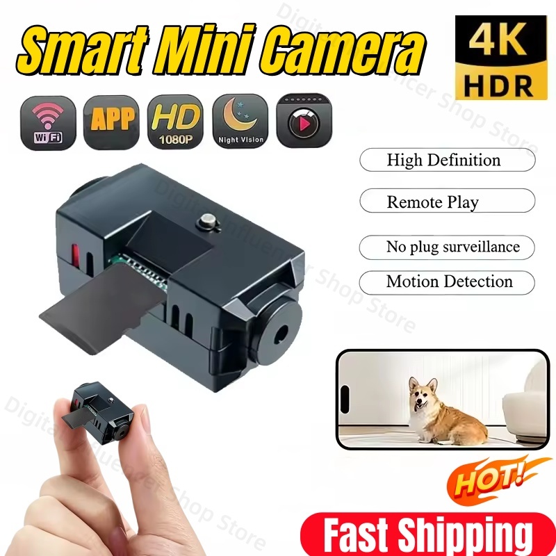 새로운 1080P 미니 무선 야간 투시경 카메라 모션  - Compact Camera Mirrorless 리뷰 및 가격
