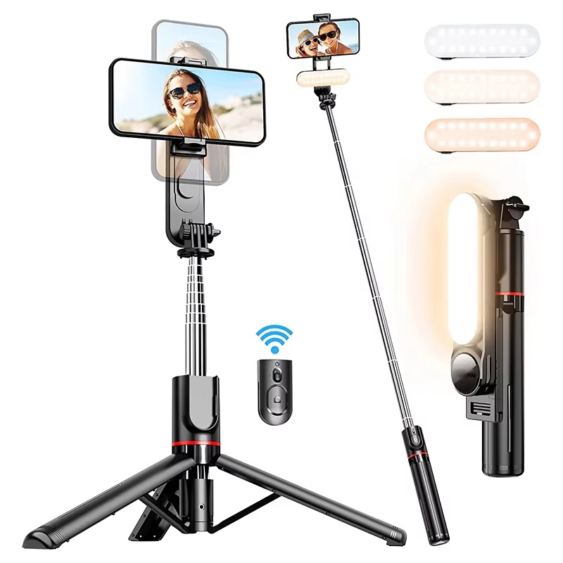휴대용 미니 360도 회전 셀카봉 삼각대 LED 조명  - Auto Tracking Tripod 리뷰 및 가격