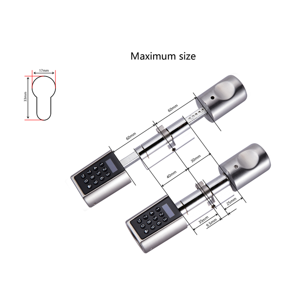 새로운 L6PCB 스마트 잠금장치 홈 보안 디지털 키패 - Electronics Home Gadgets 리뷰 및 가격