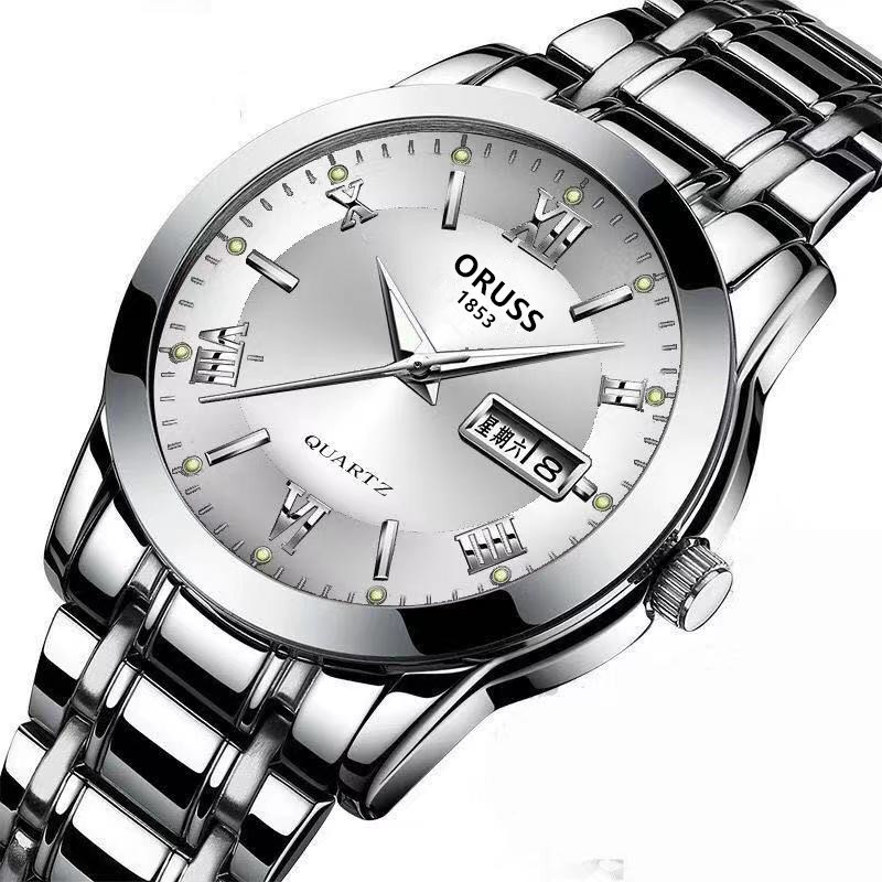 남성용 쿼츠 시계 달력이 있는 초박형 스틸 손목시계 남 - Electronics Gadgets For Men 리뷰 및 가격