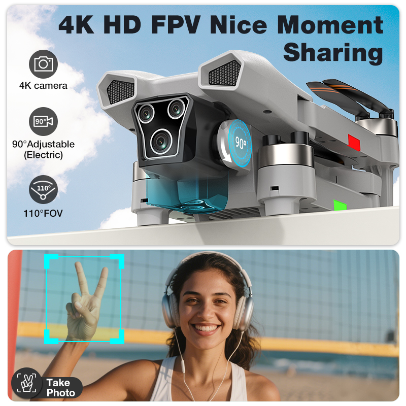 L017 프로 드론 미니 접이식 쿼드콥터 8K 프로페셔 - Electronics Gadgets Images 리뷰 및 가격