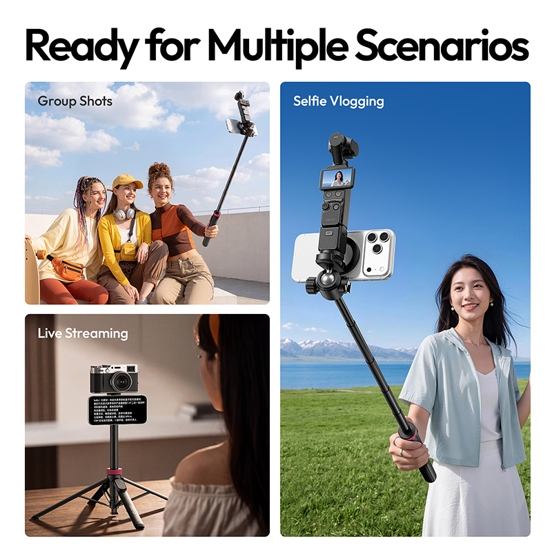 울란지 MT-44 M 2-in-1 마그네틱 & 1/4' - Auto Tracking Tripod 리뷰 및 가격