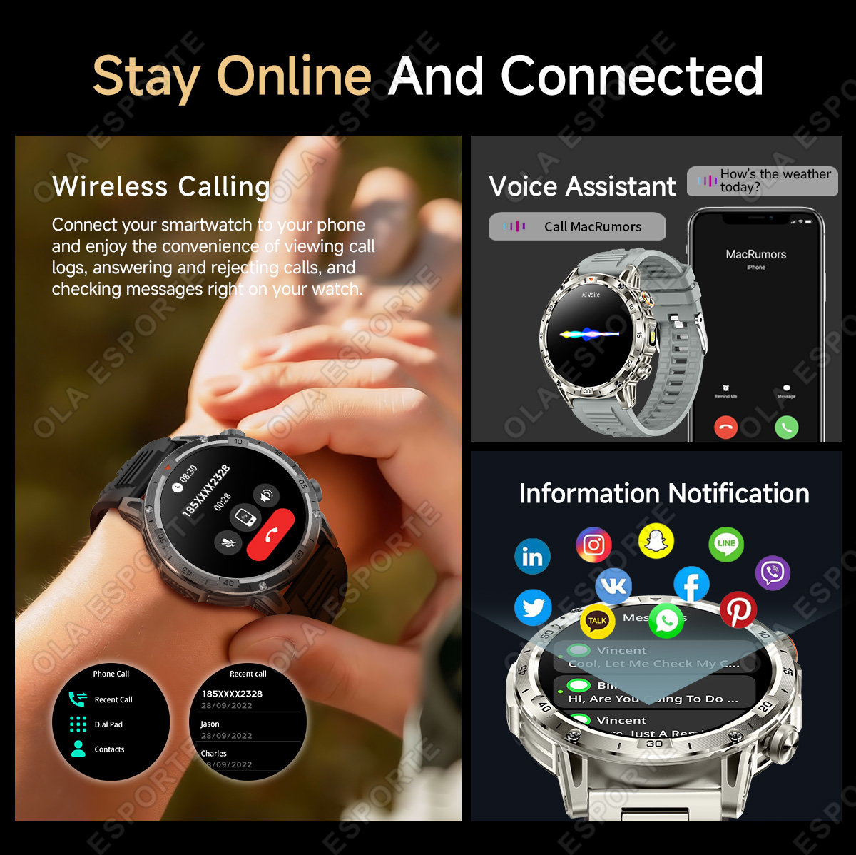 2026년 신형 GPS 스마트워치 남성용 AMOLED  - Electronics Home Gadgets 리뷰 및 가격